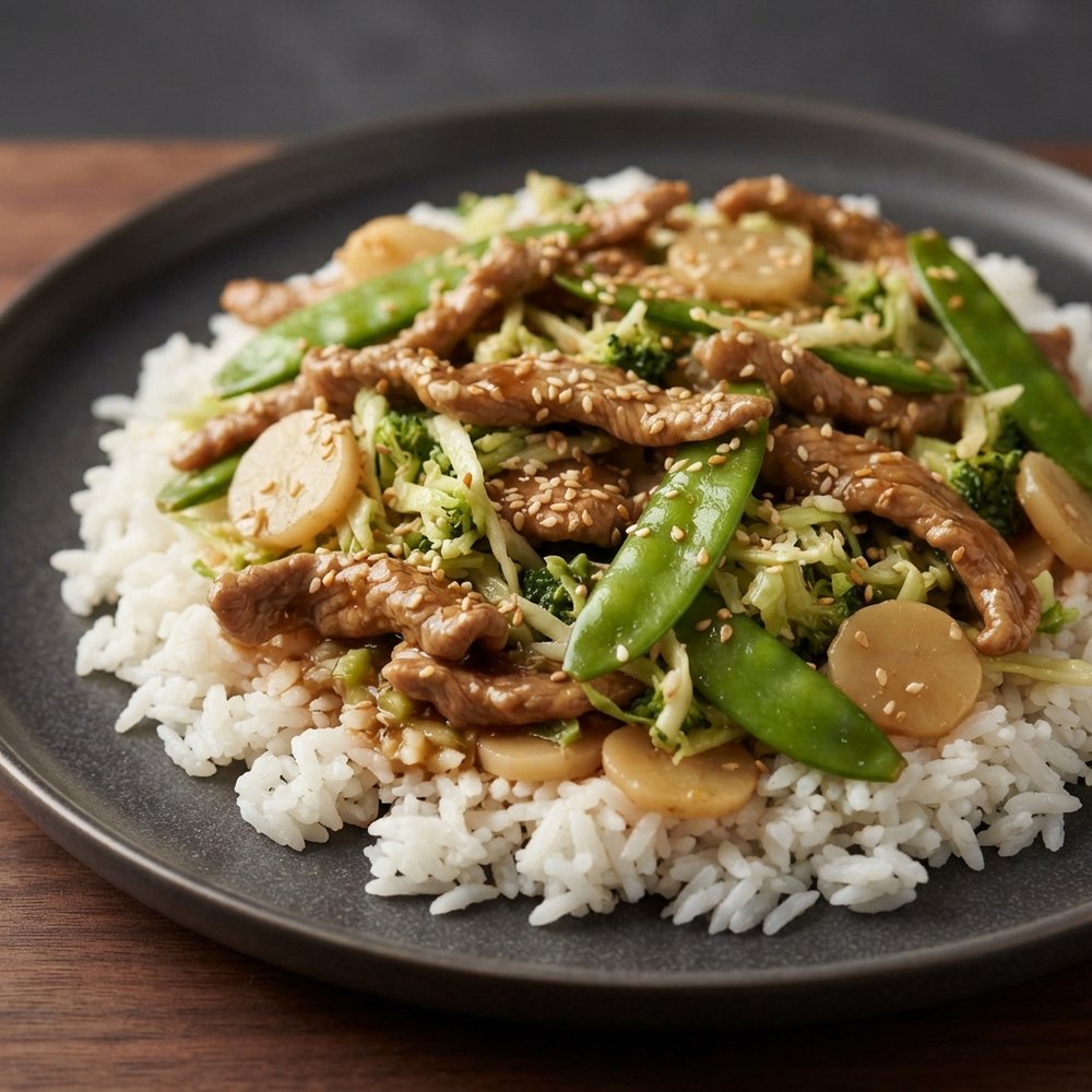 Ginger Pork and Vegetable Stir-fry