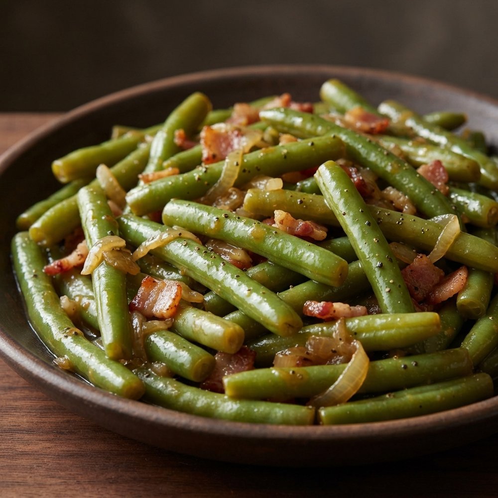 Tangy-Sweet Green Bean Skillet