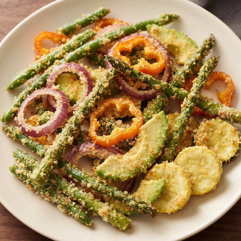Air-Fryer Tempura Veggies