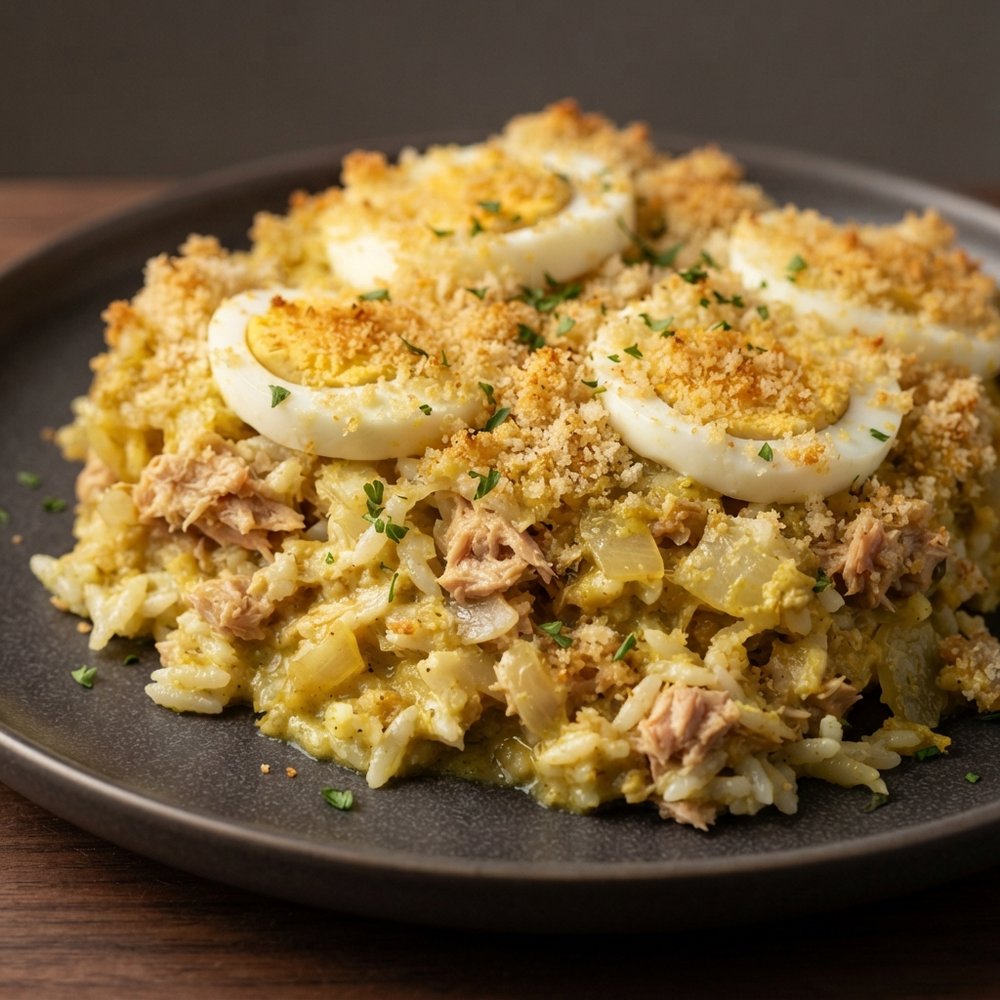 Curried Tuna and Rice Bake