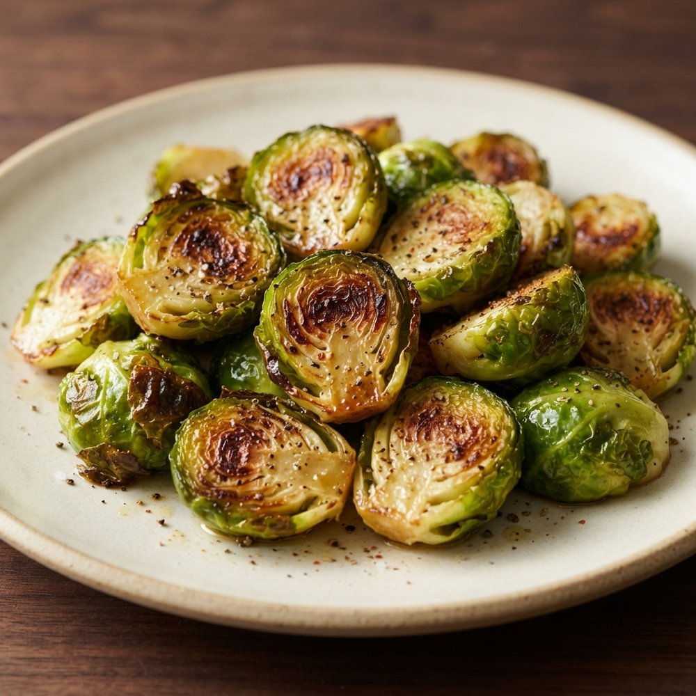 Duck Fat-Roasted Brussels Sprouts