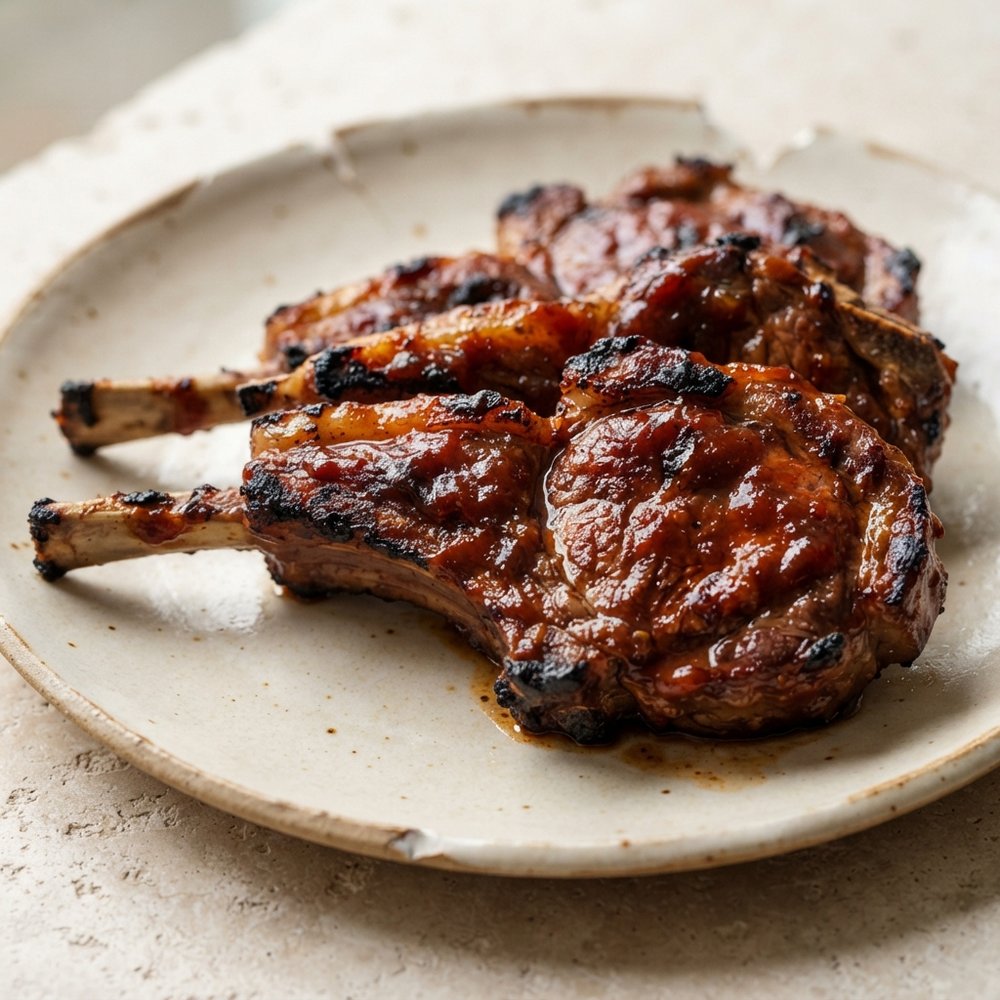 Spicy Barbequed Chops