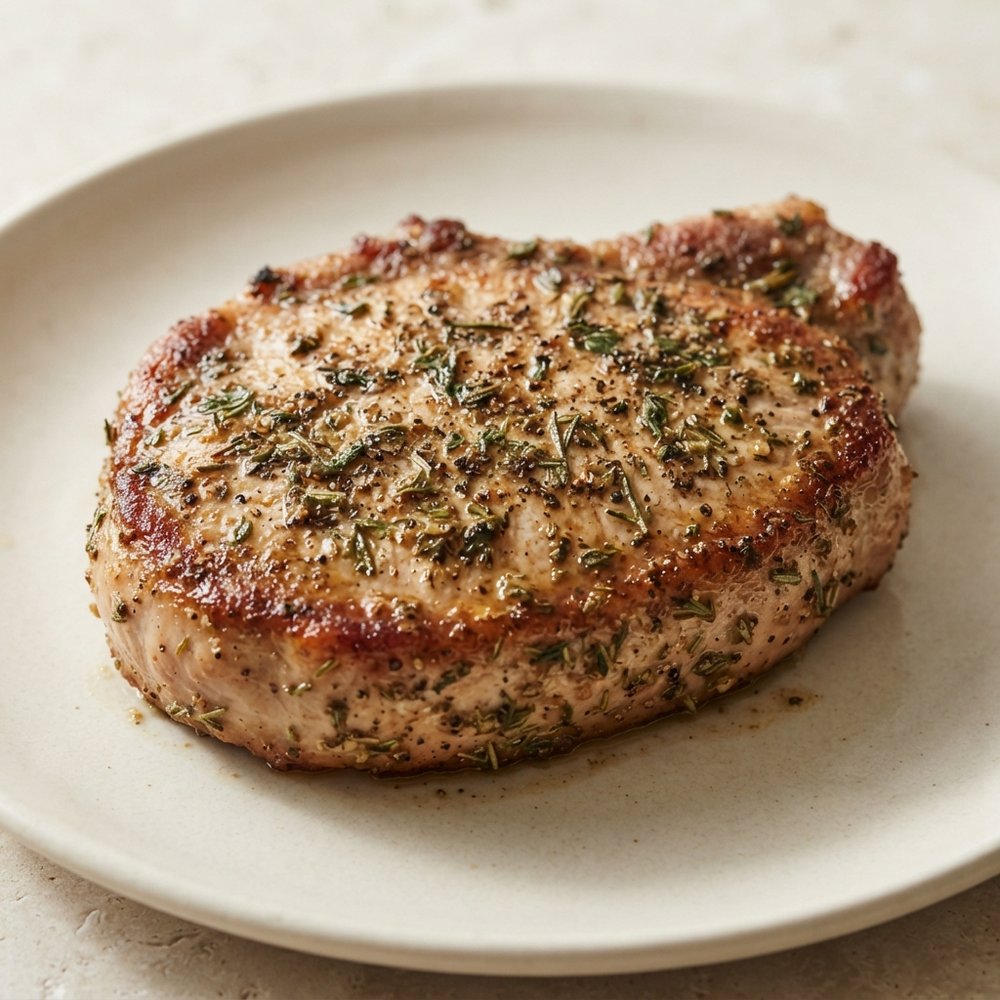 Pork Chops with Aromatic Herb Rub
