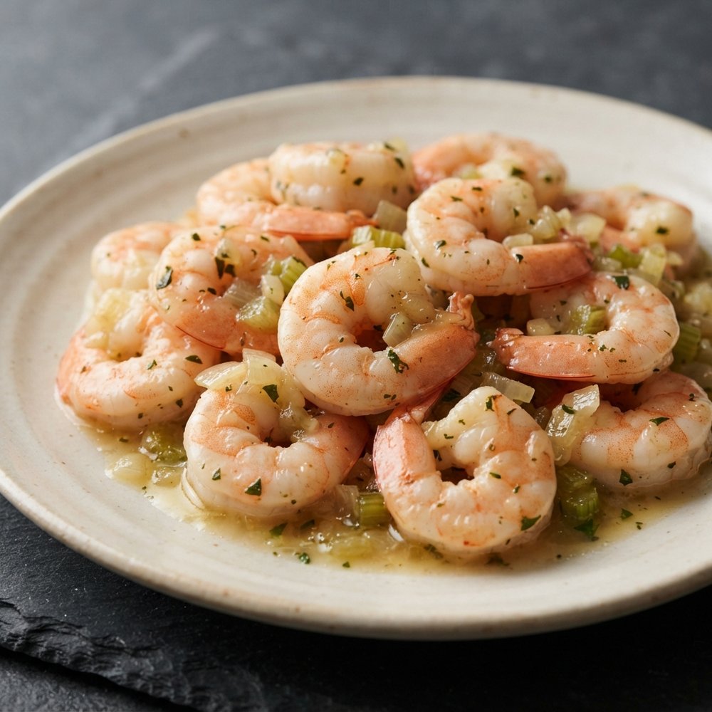 Lemon-Garlic Shrimp Skillet