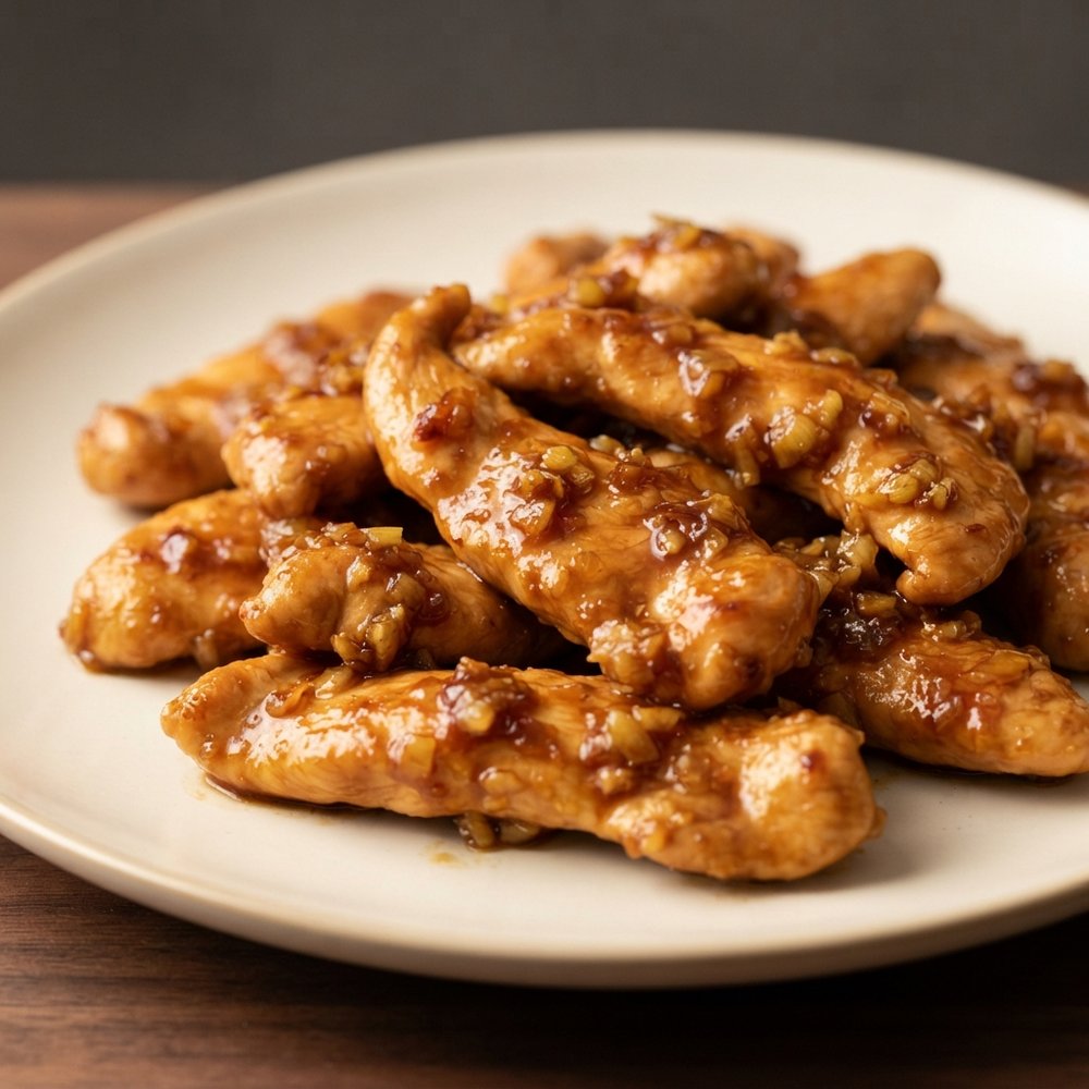 Sweet, Sticky & Spicy Chicken Strips