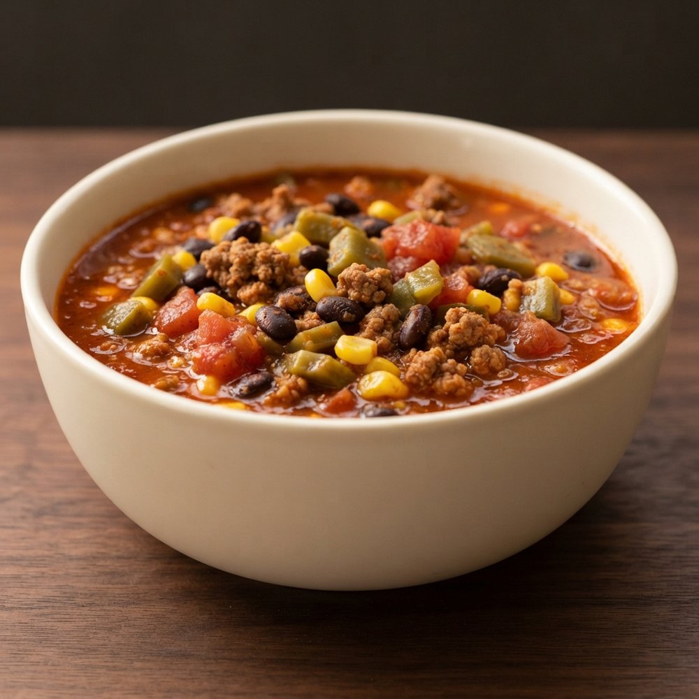 Slow Cooker Cactus Chili