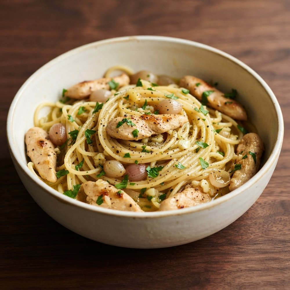 Chicken Scampi Pasta