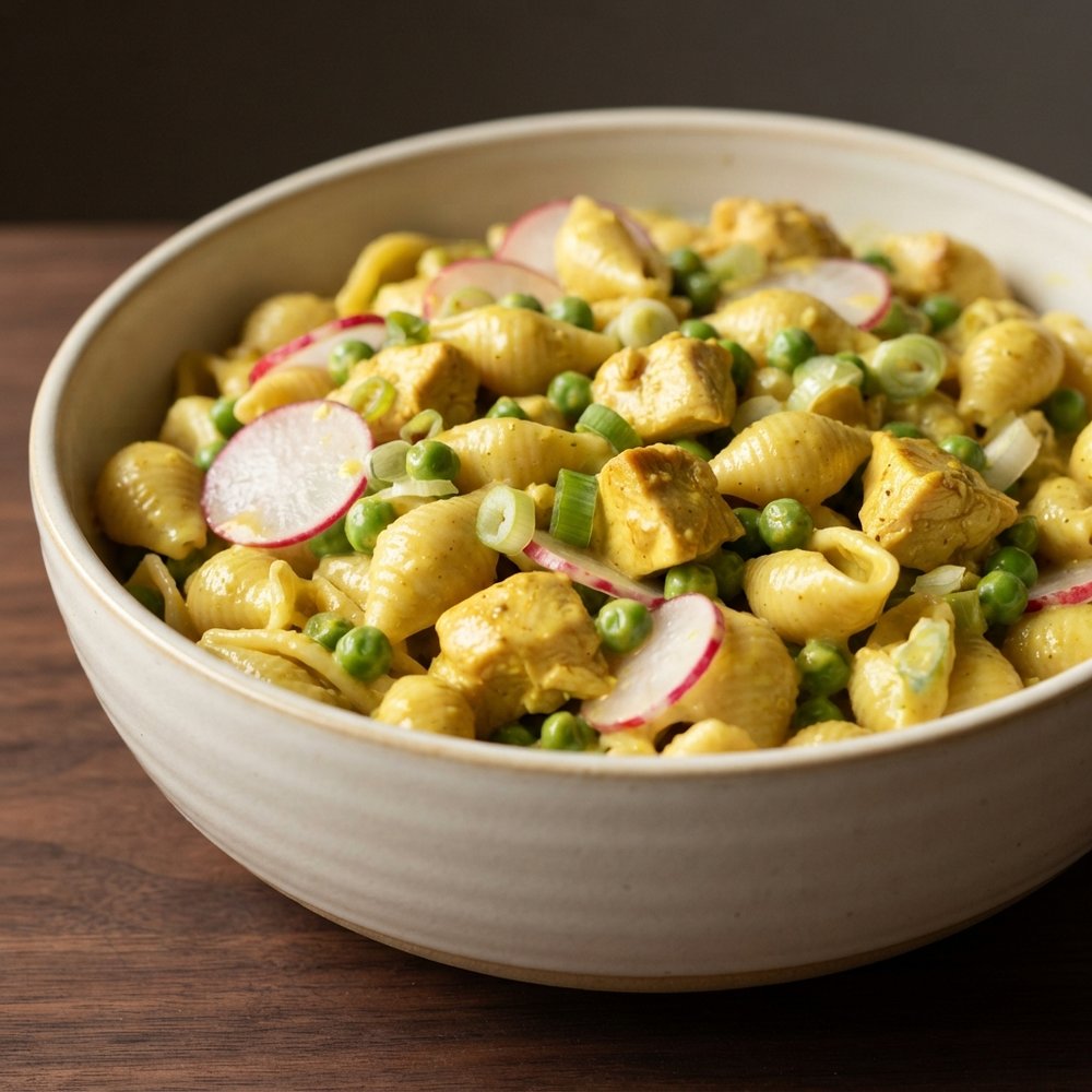 Curry Chicken Pasta Salad