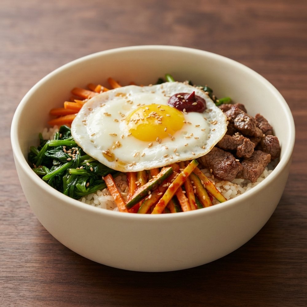 Bibimbap (Korean Mixed Rice Bowl)