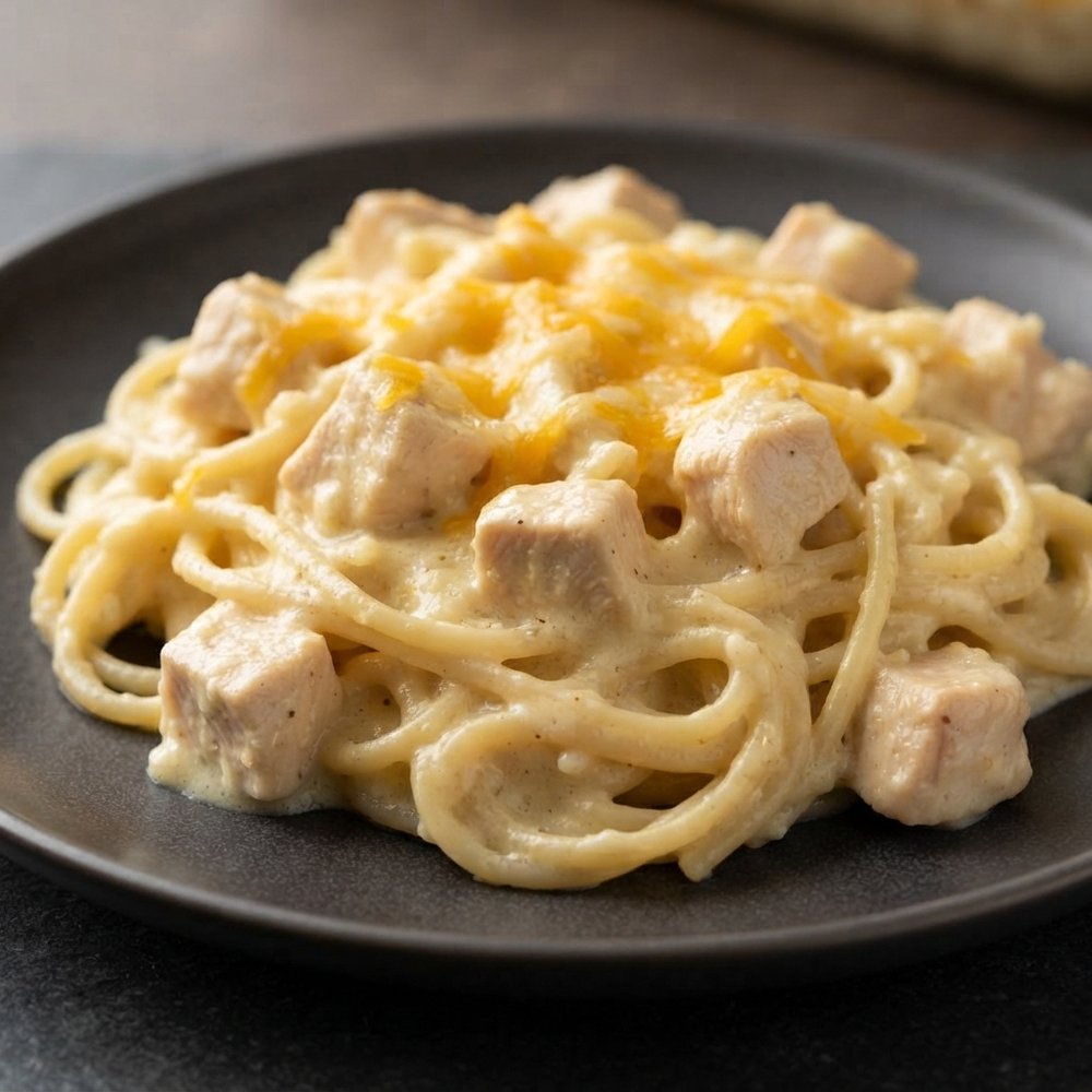 Quick Chicken Tetrazzini Bake