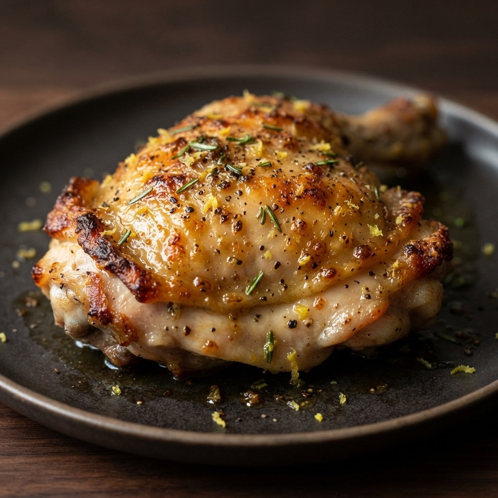 Rosemary-Lemon Baked Chicken Thighs