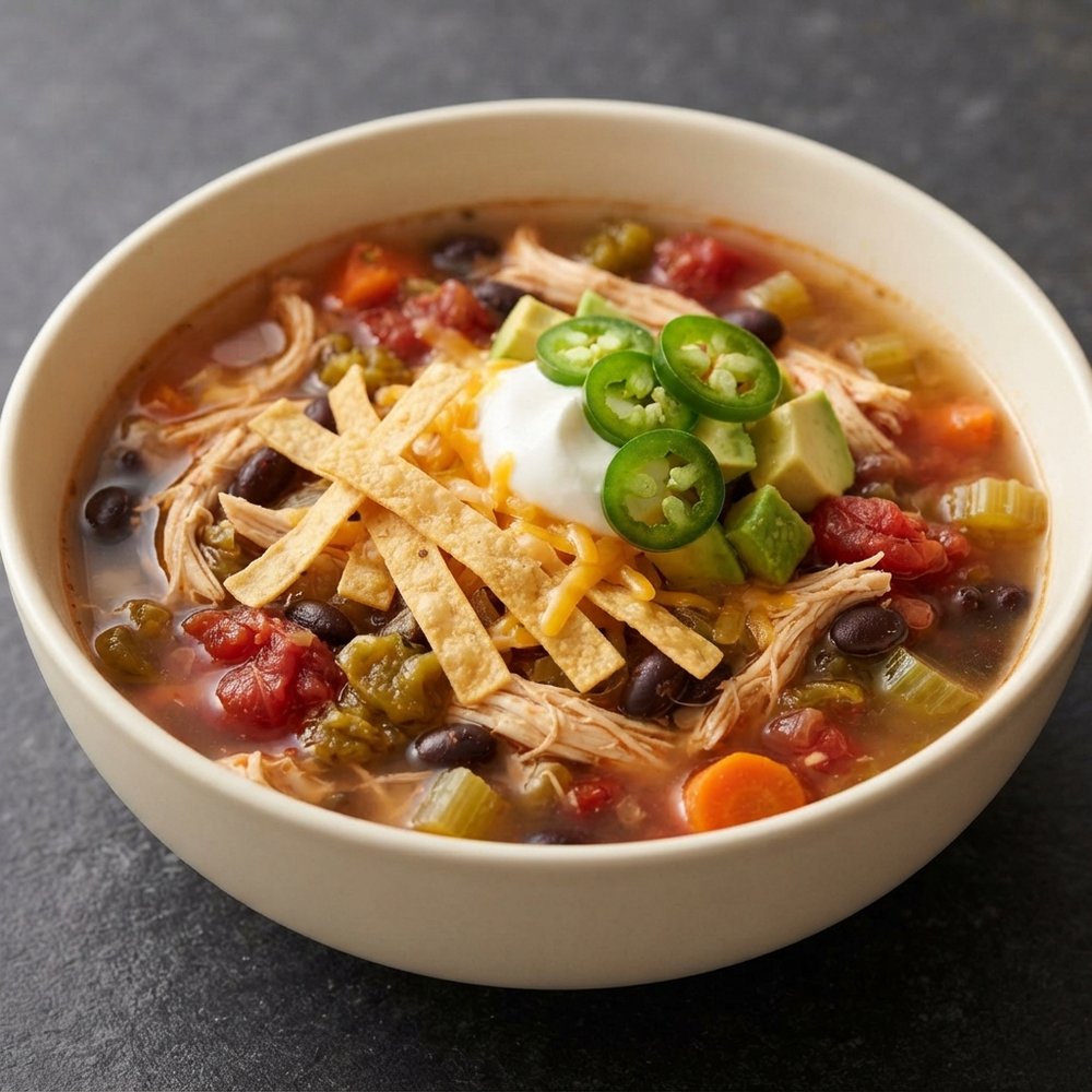 Pressure Cooker Mexican-Style Chicken Soup