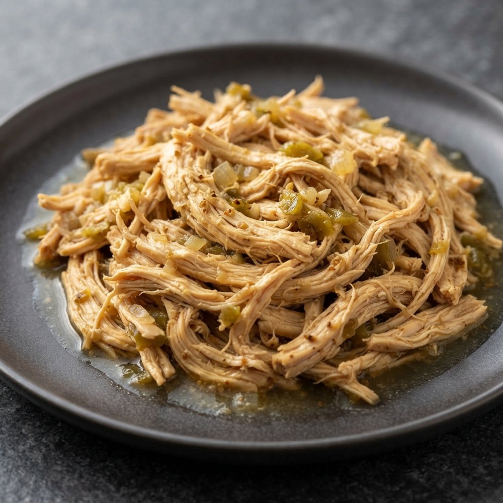 Slow-Cooker Green Chile Shredded Chicken