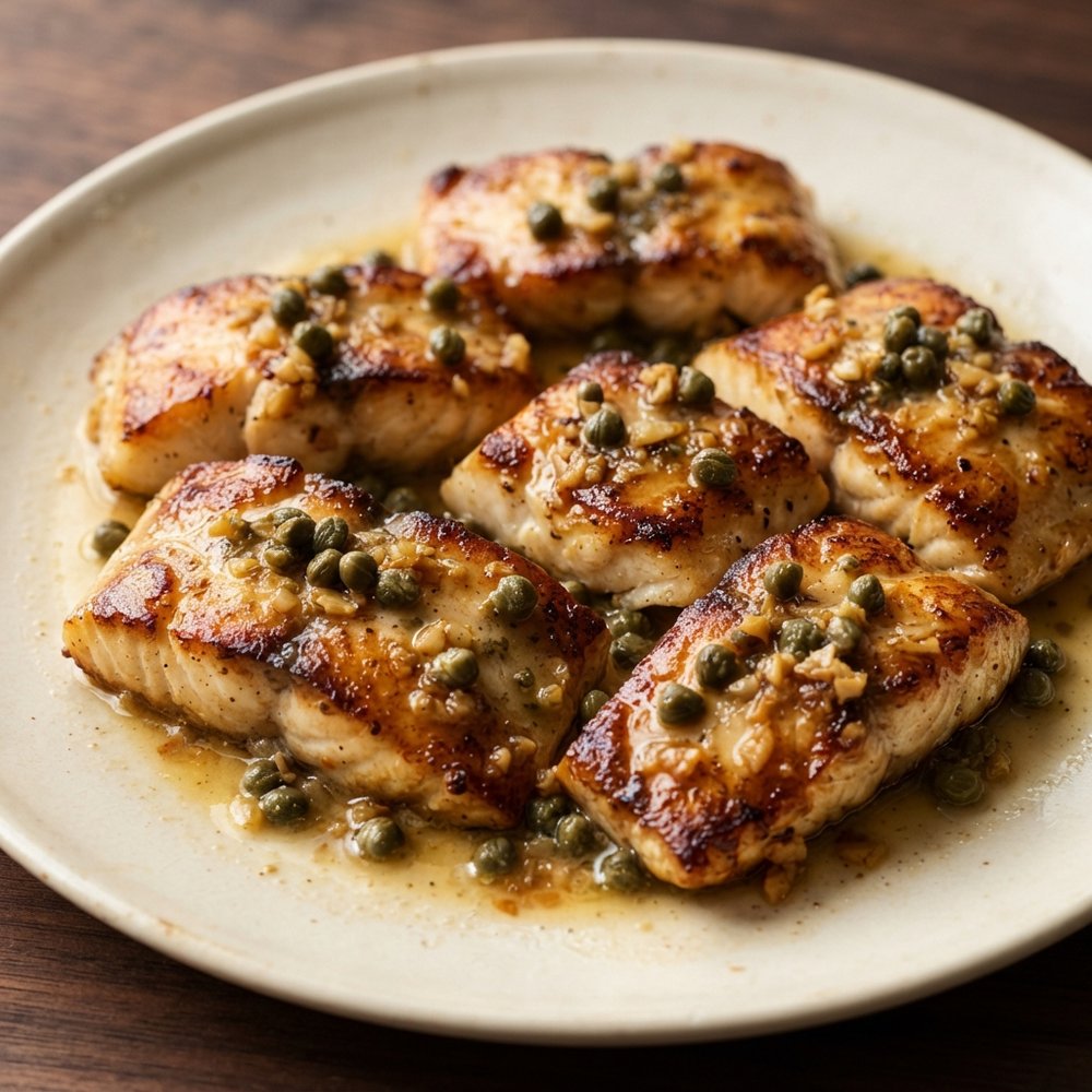 Capers and Halibut