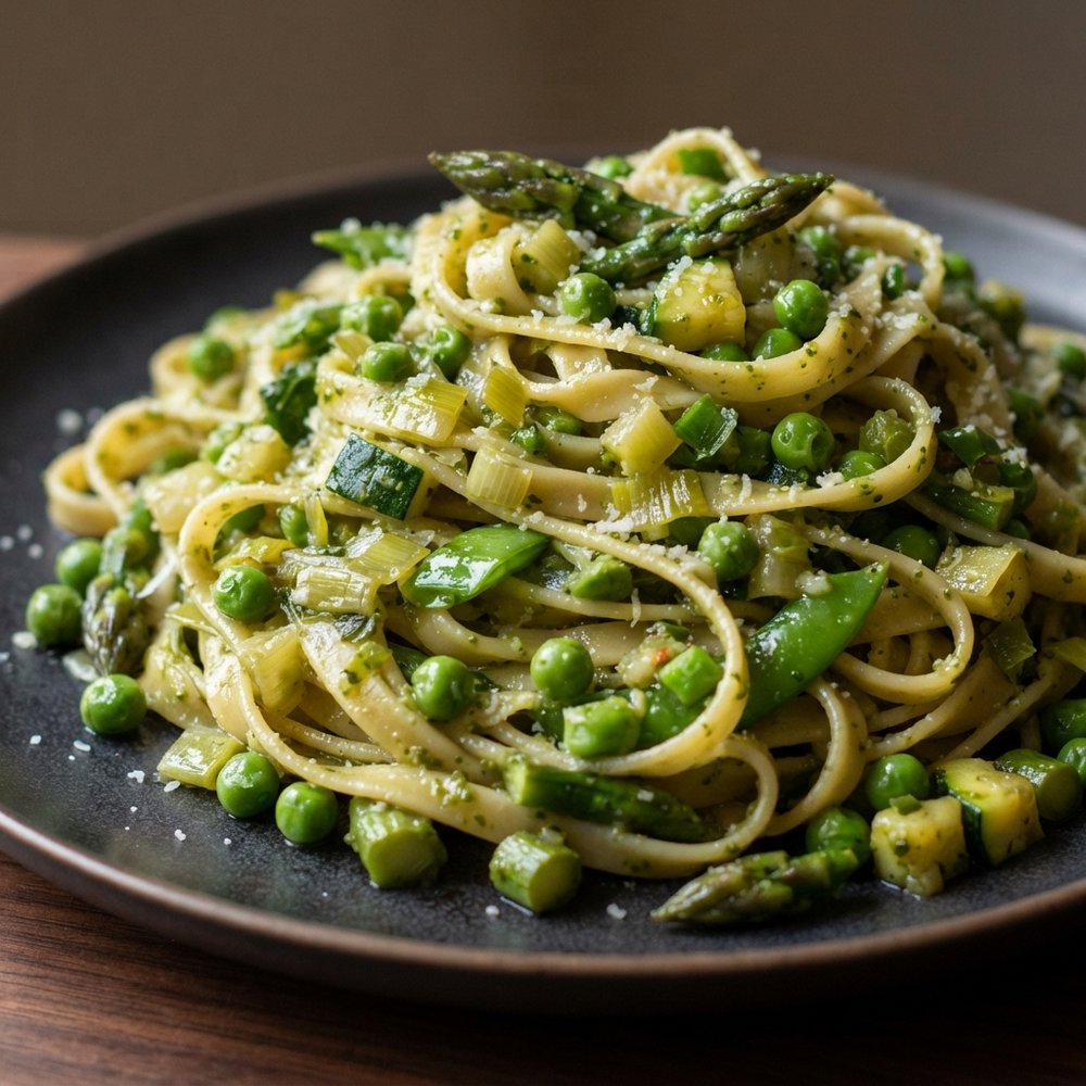 Chef John’s Spring Vegetable Fettuccine
