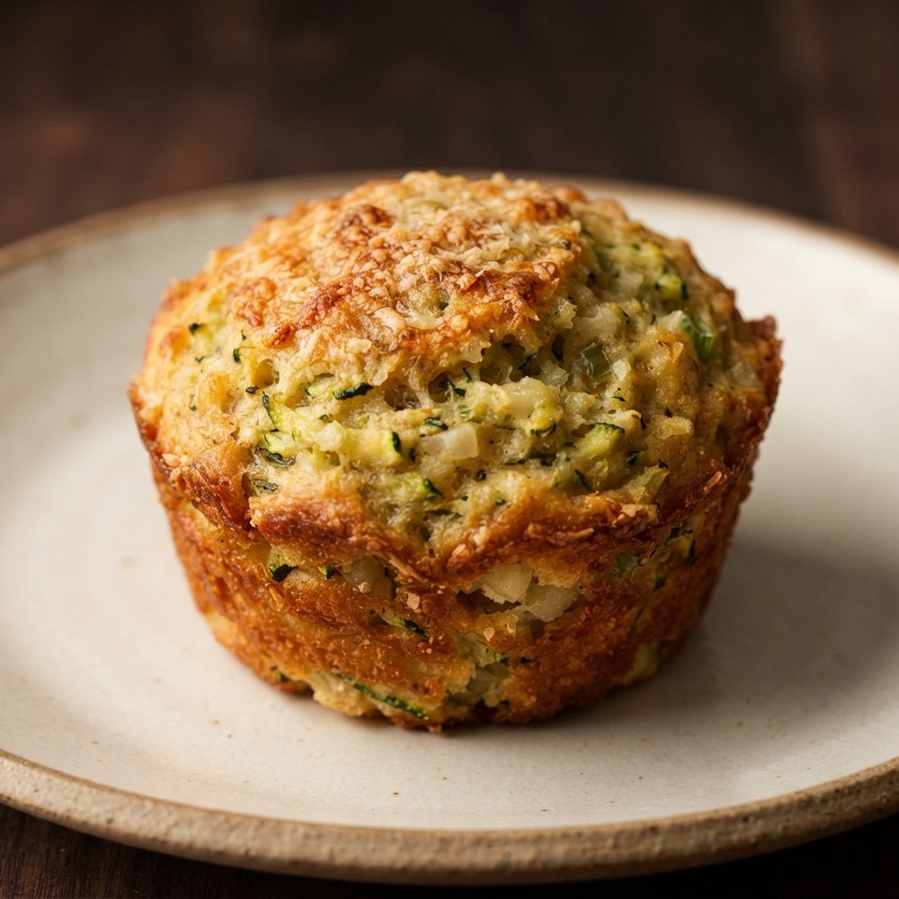 Parmesan Zucchini Potato Muffins