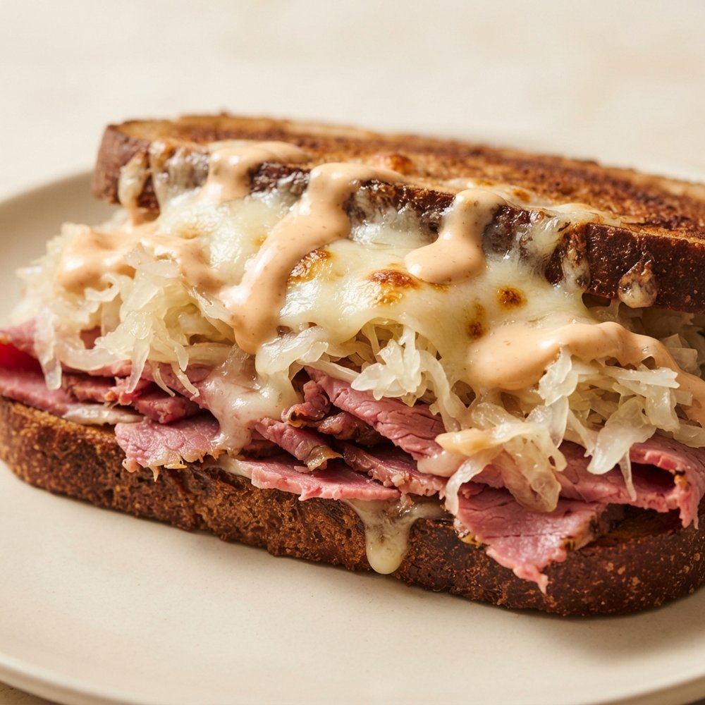 Slow Cooker Corned Beef Reuben Sandwiches