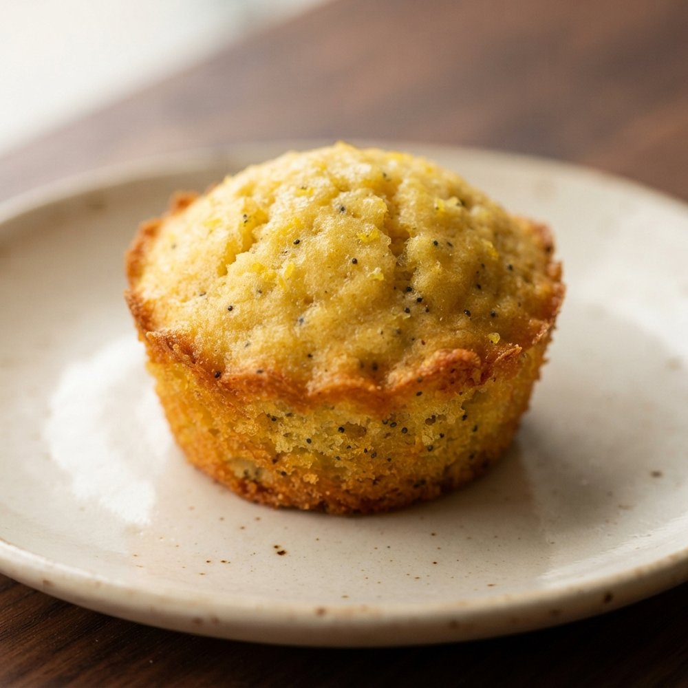 Low-Carb Keto Lemon Poppy Seed Muffins