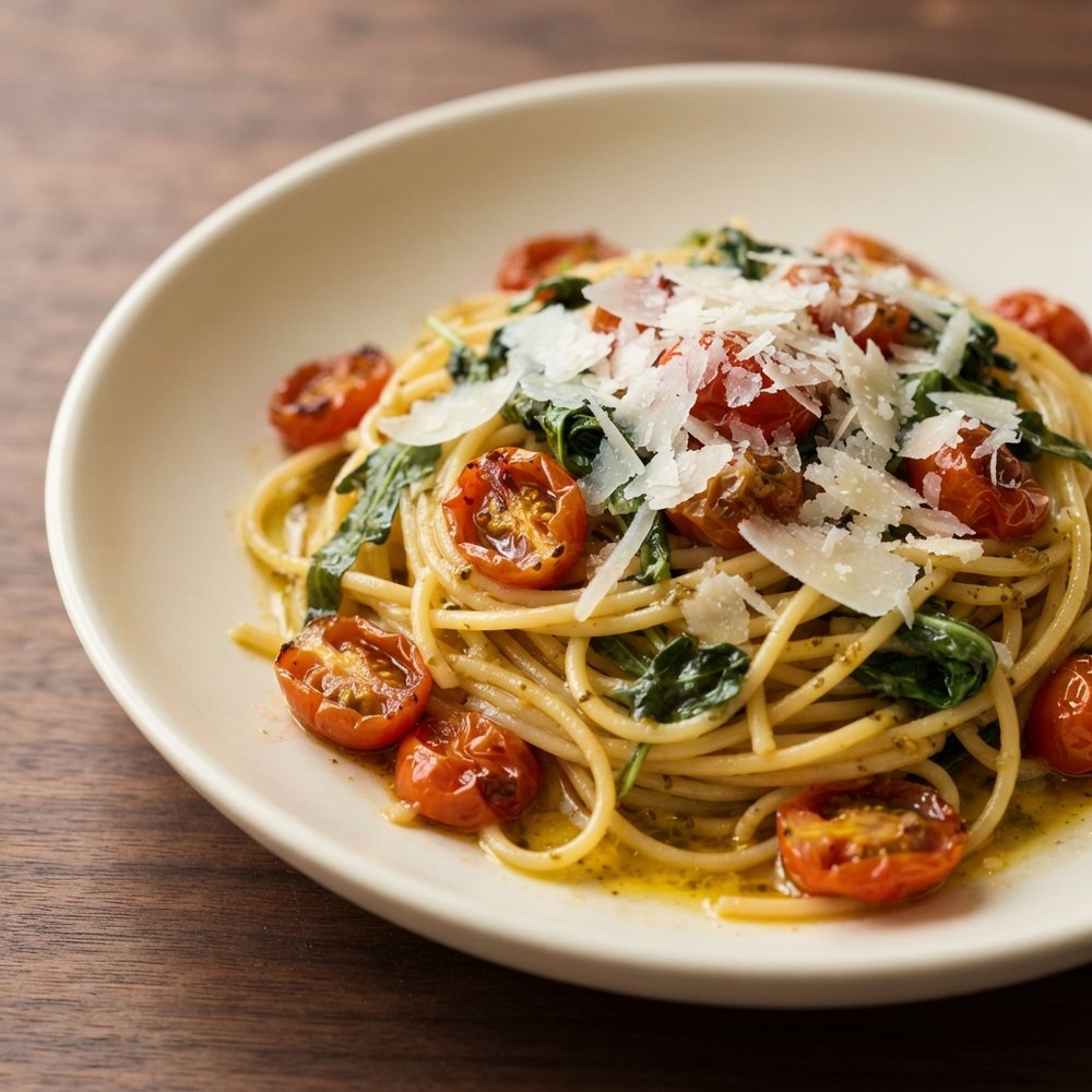 Pasta with Arugula and Tomatoes