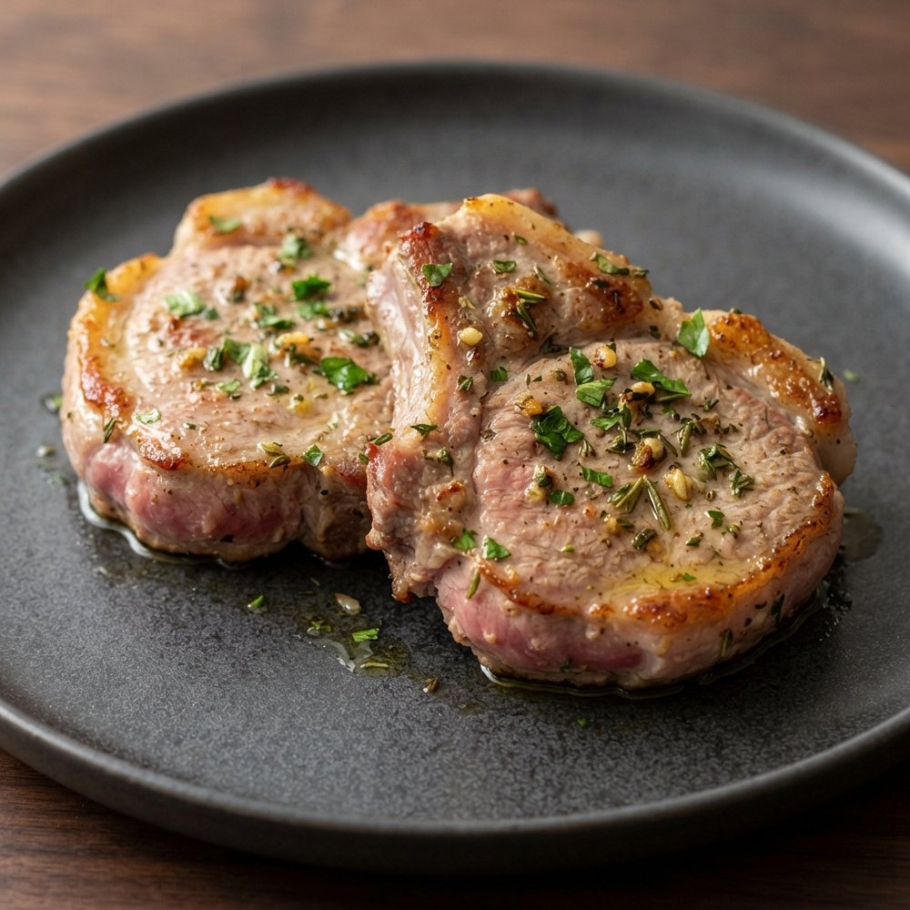 Herbed Lemon Air-Fried Lamb Chops