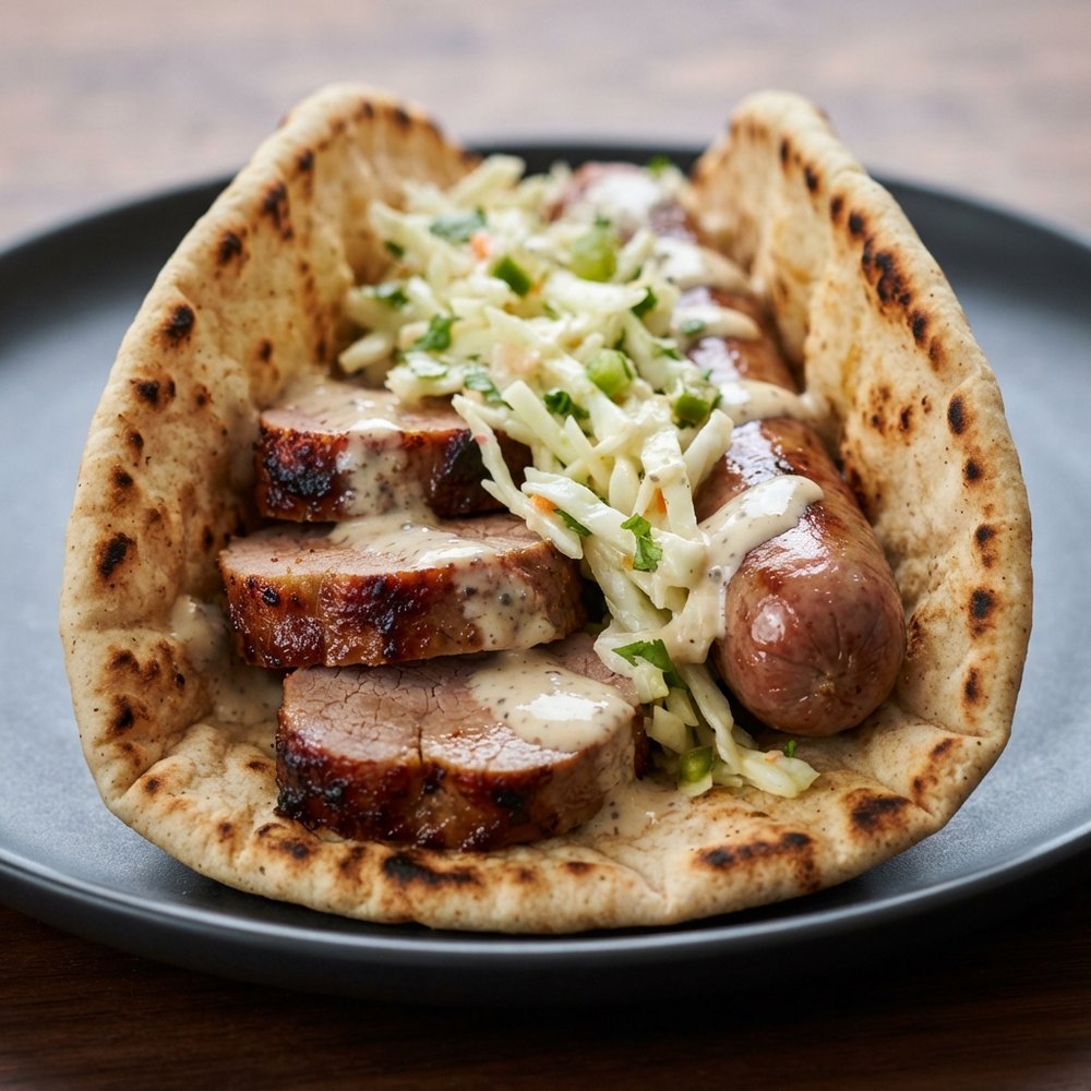 Galactic Pork Ronto-Style Wrap
