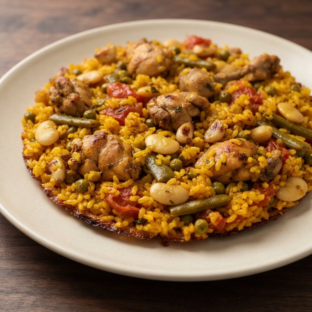 Traditional Valencian Paella