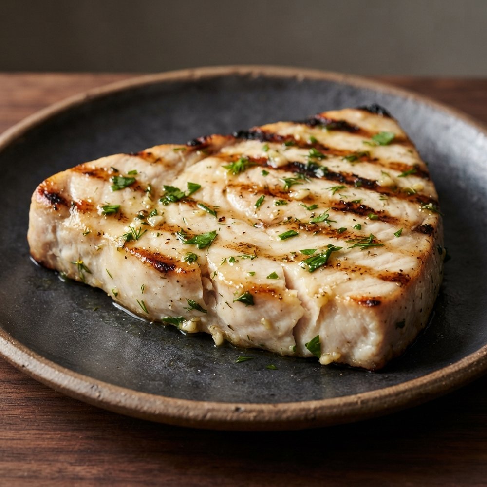 Grilled Swordfish with Lemon-Herb Marinade