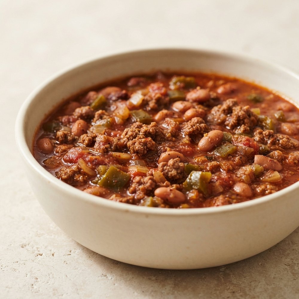 Beer-Infused Beef and Bean Chili