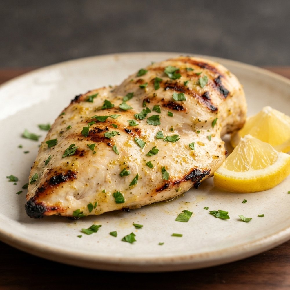 Tender Lemon-Herb Grilled Chicken Breasts