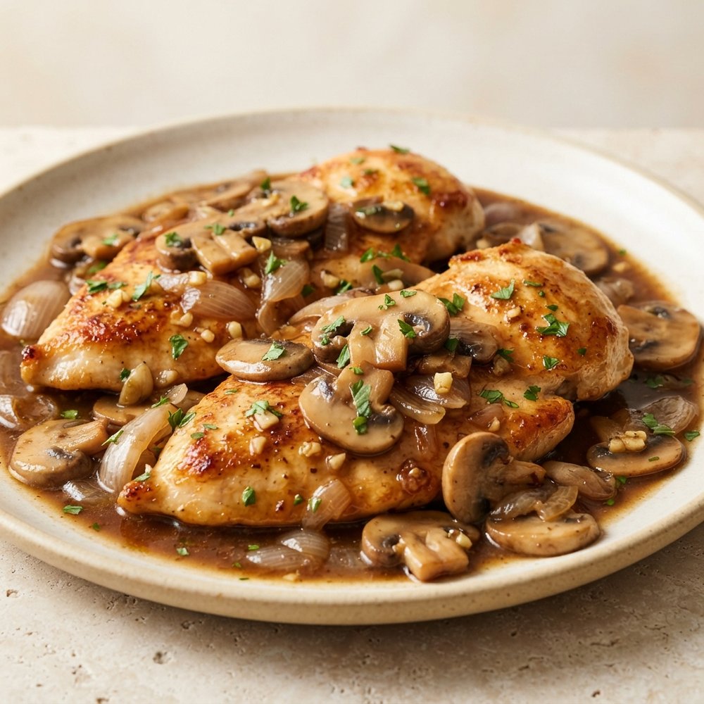 Madeira Chicken with Mushrooms