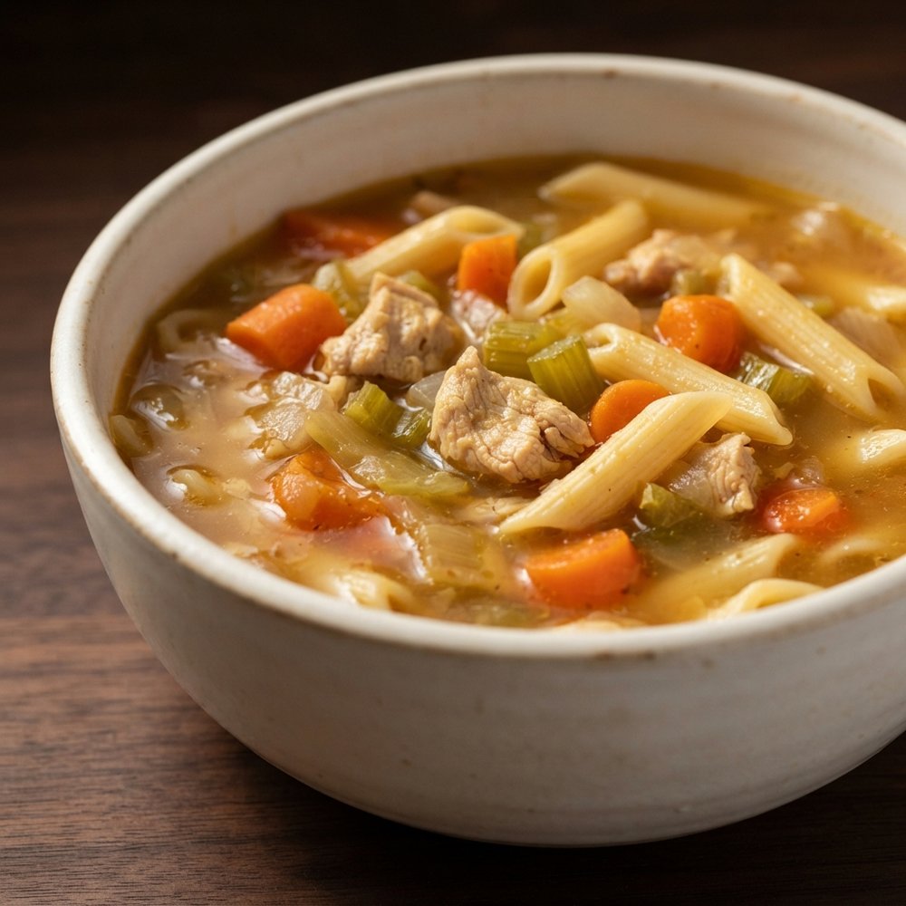 Leftover Turkey Soup (Slow Cooker)