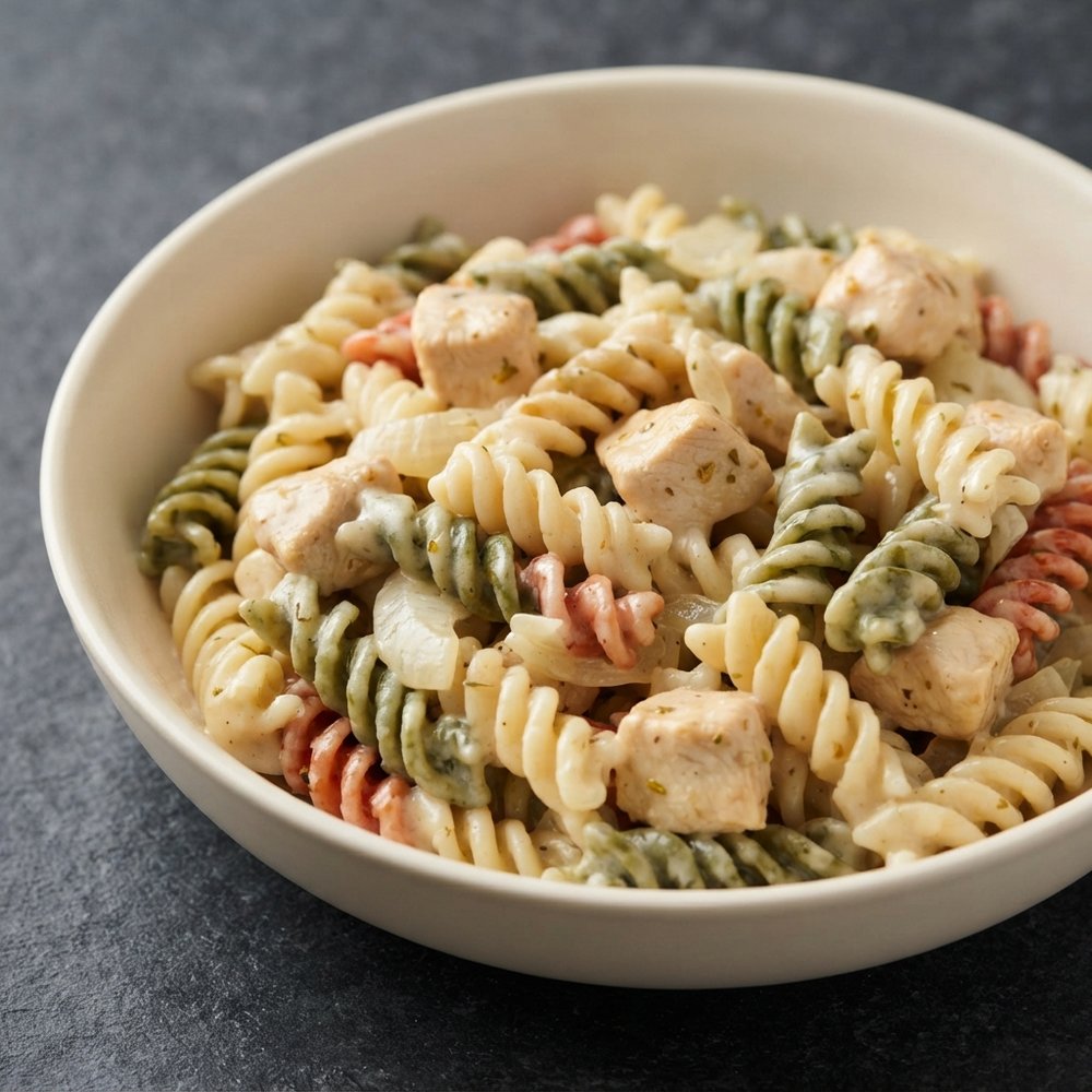 One-Pot Lighter Chicken Alfredo Pasta