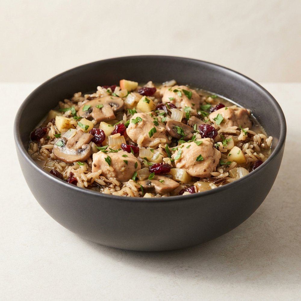Pressure Cooker Chicken with Wild Rice Bowls