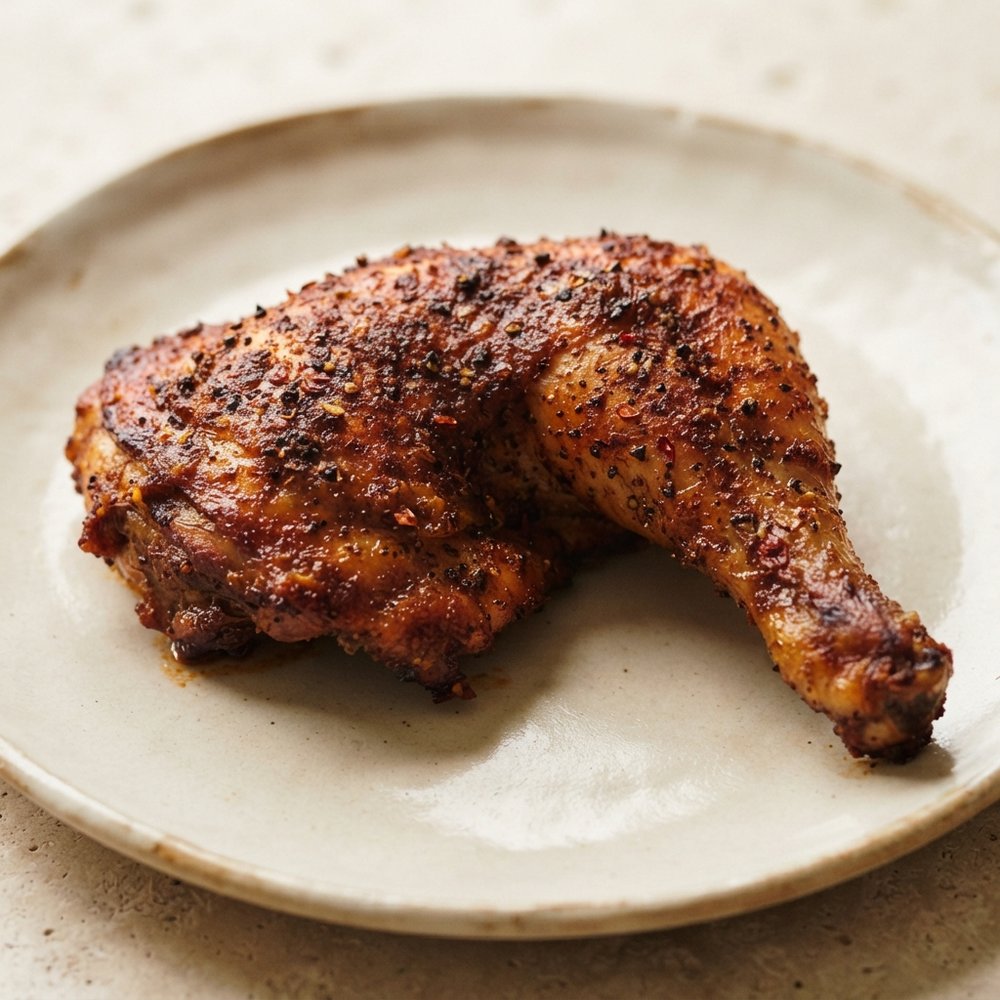 Smoky Dry-Rubbed Chicken Leg Quarters