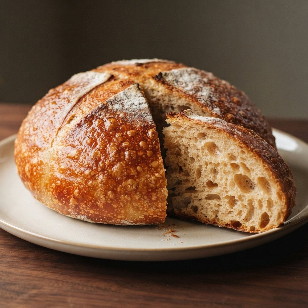 Rustic Bread with Sourdough Discard