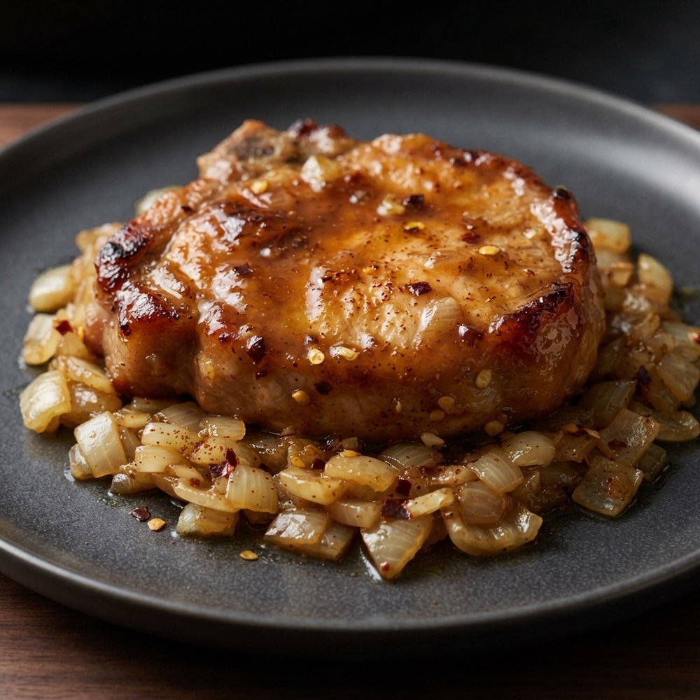 Maple-Mustard Baked Pork Chops
