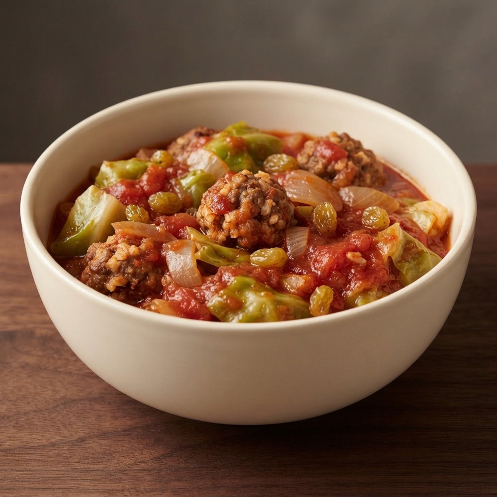 Grandma Elaine's Deconstructed Cabbage Roll Stew