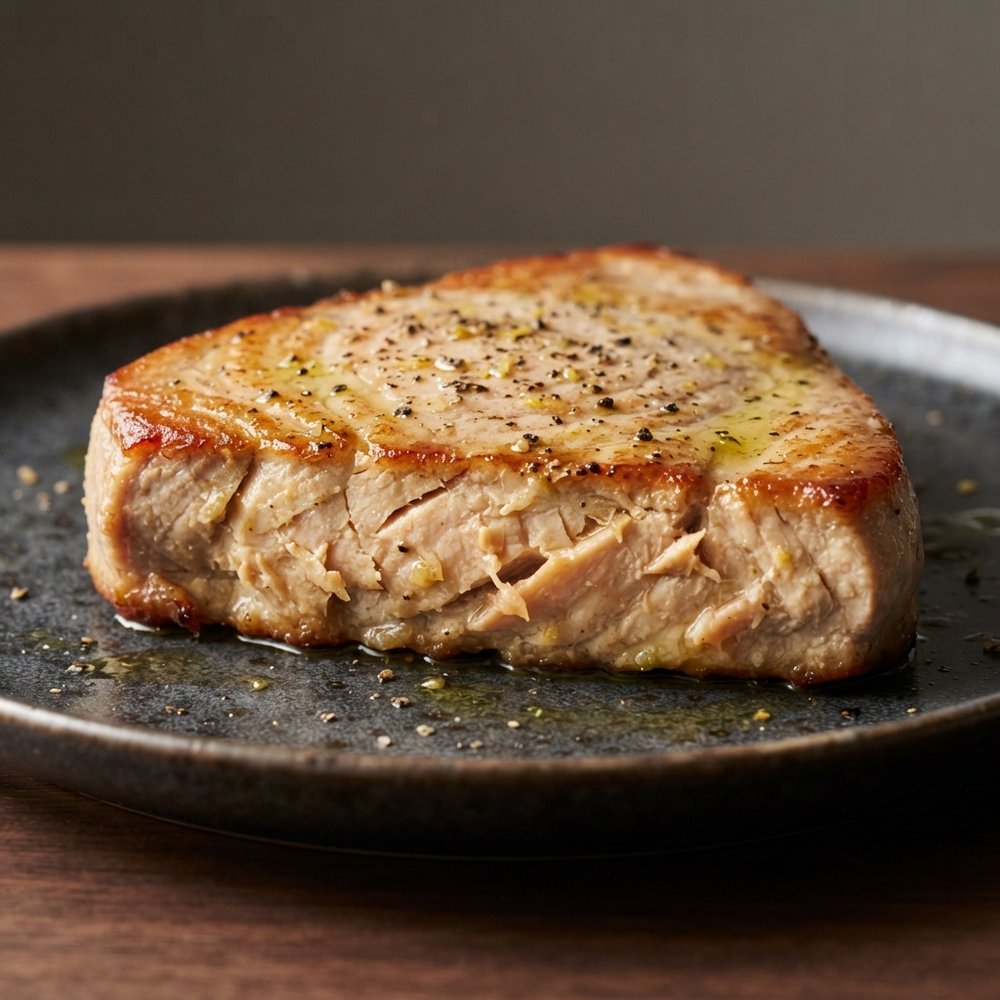 Air-Fried Lemon-Pepper Yellowfin Tuna Steaks