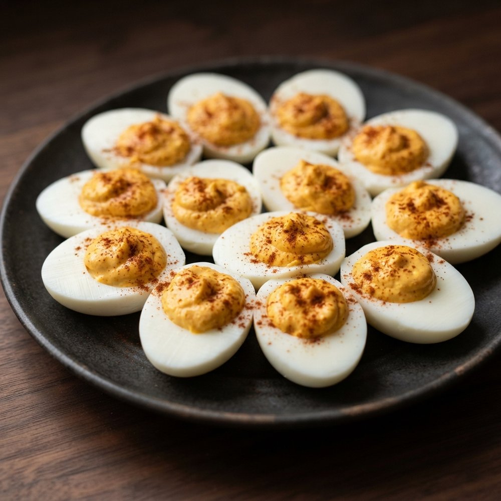 Sriracha Deviled Eggs