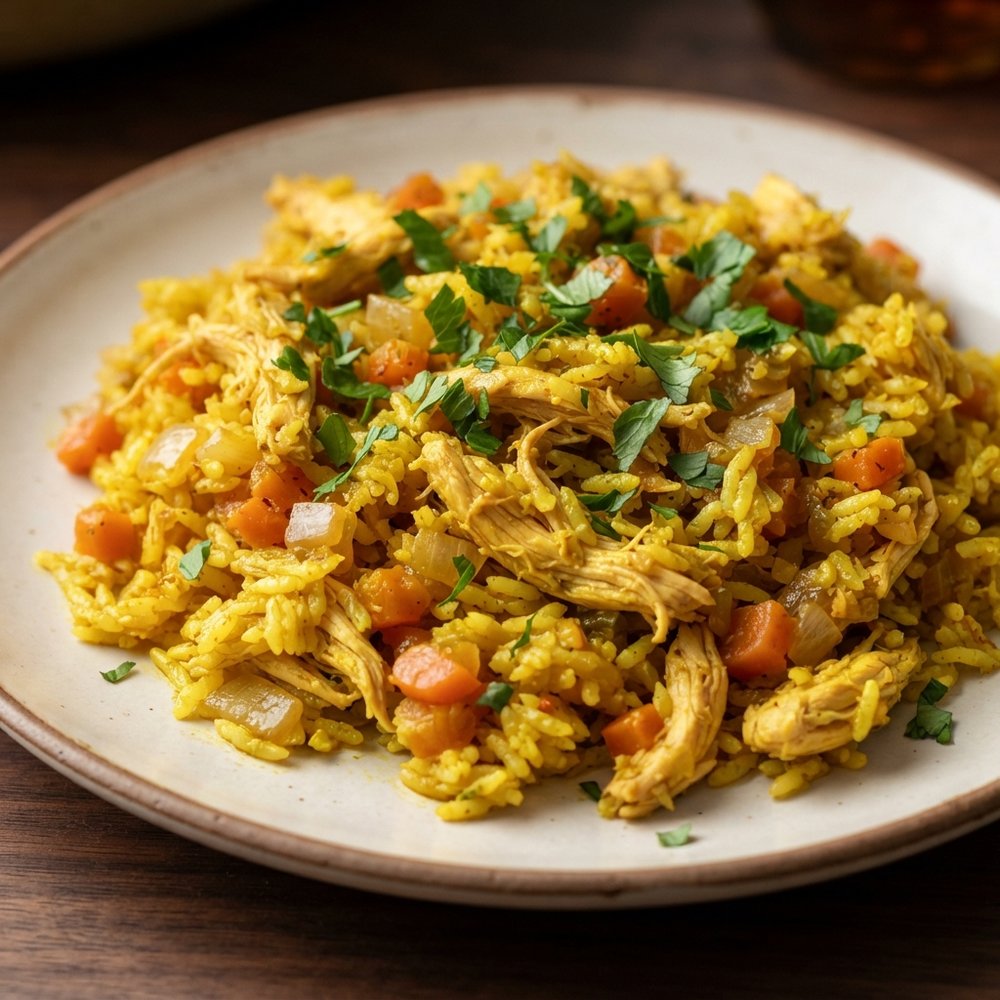 Shadi's One-Pan Turmeric Chicken with Rice