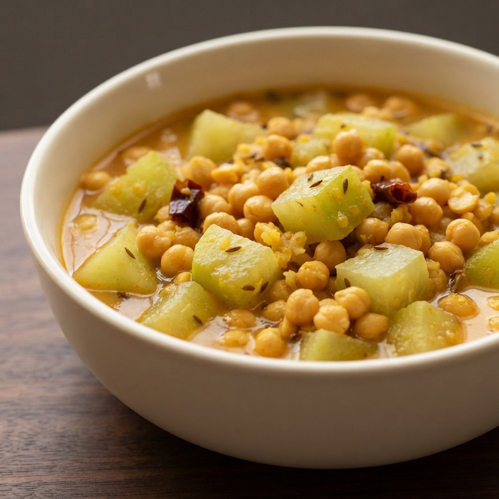 Lauki with Chana Dal Curry