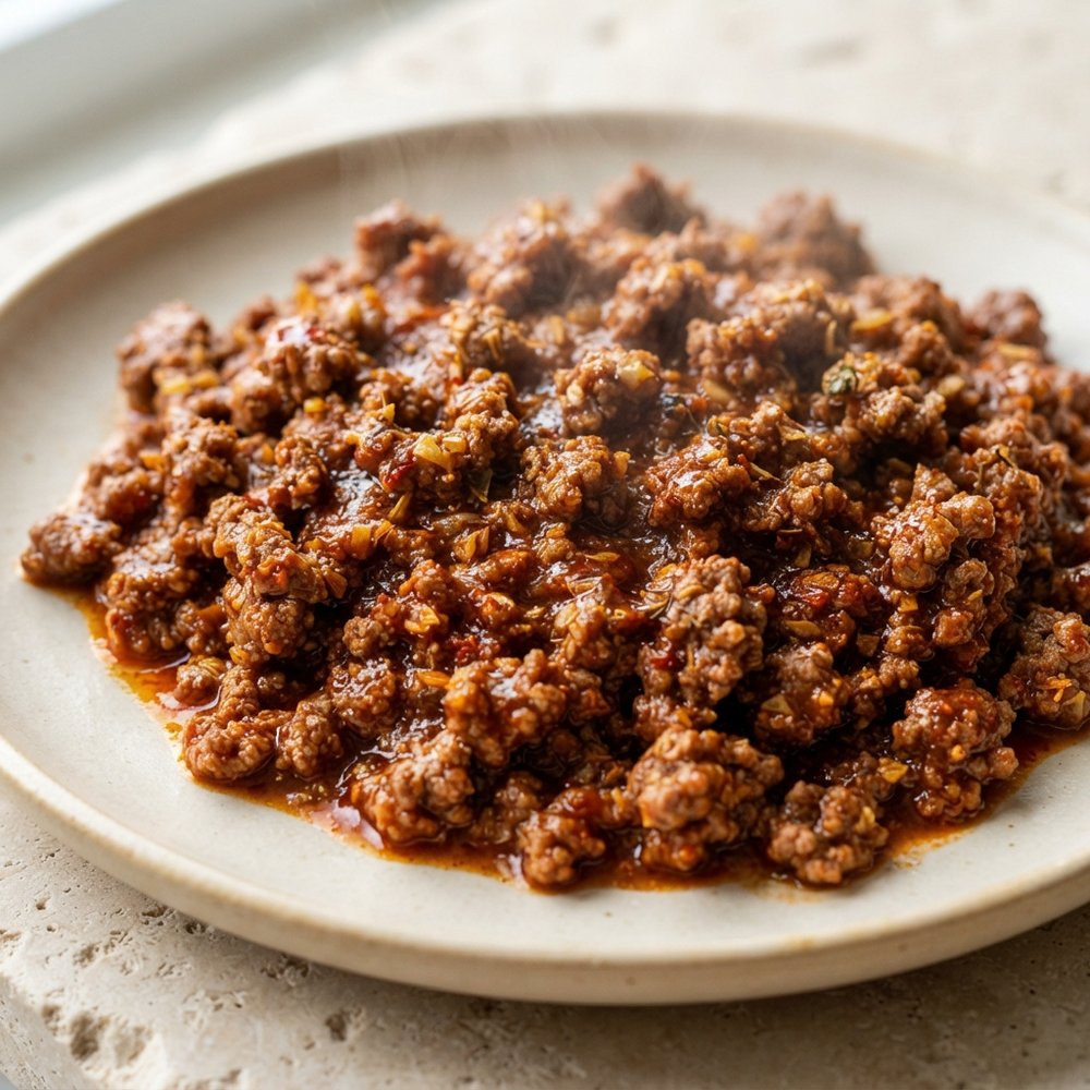 Seasoned Ground Beef with DIY Taco Spice Blend