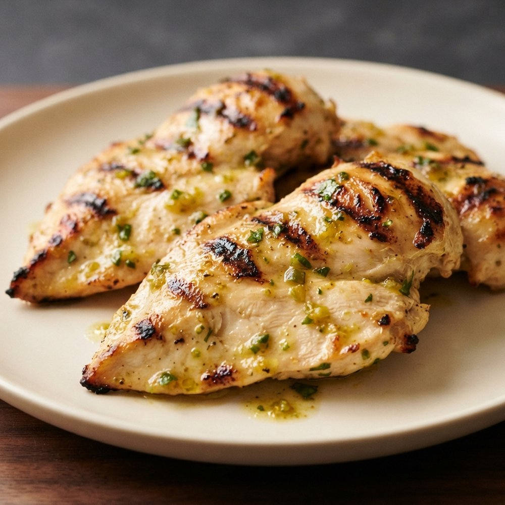 Grilled Chicken with Cilantro and Lime Marinade