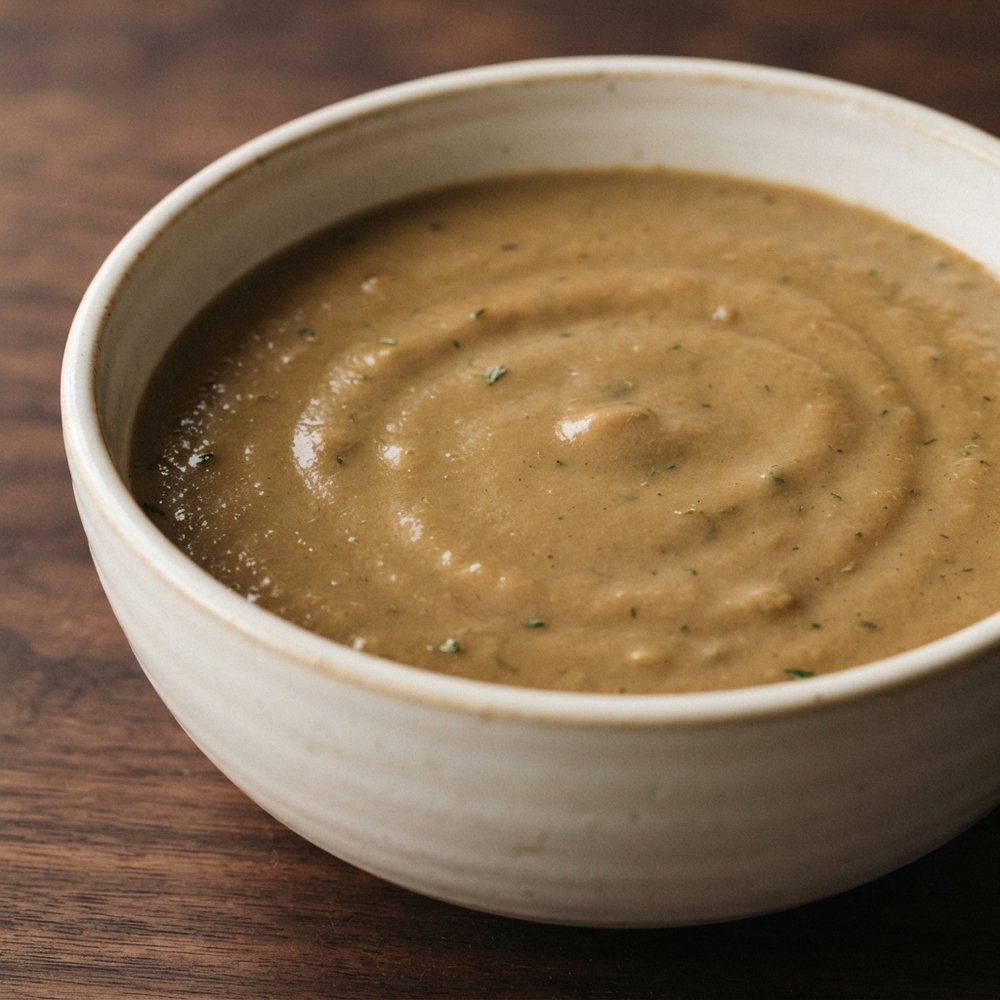 Roasted Mushroom and Sunchoke Bisque