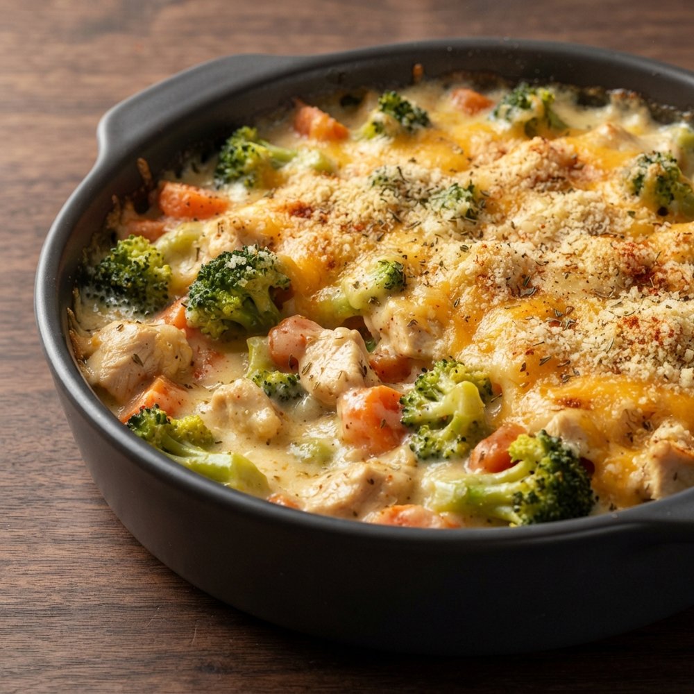 Chicken and Broccoli Cheddar Casserole