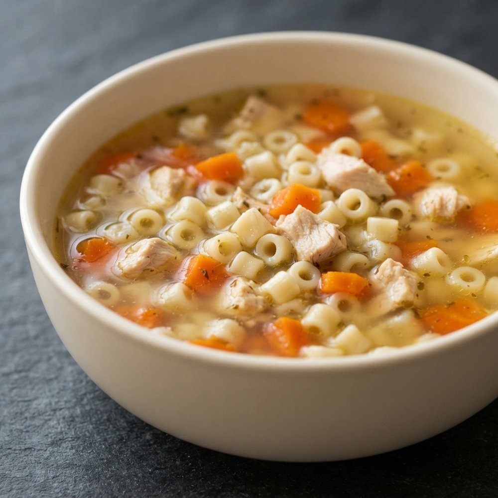 Homemade Chicken Noodle‑O Style Soup
