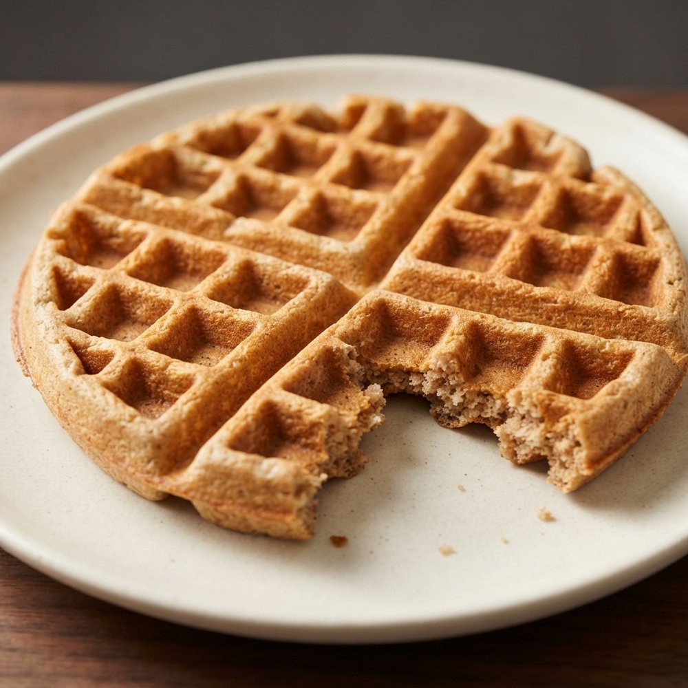 Crispy Gluten-Free Buckwheat-Almond Waffles