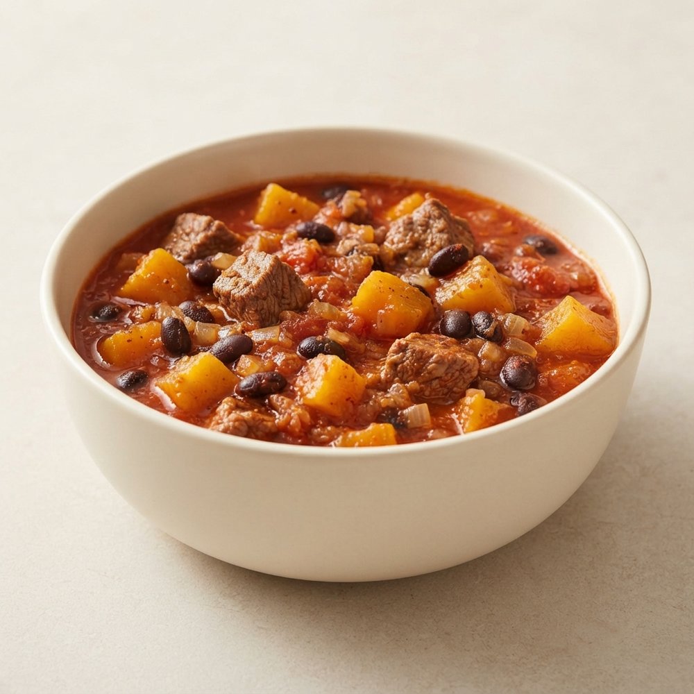 Butternut Squash and Beef Chili