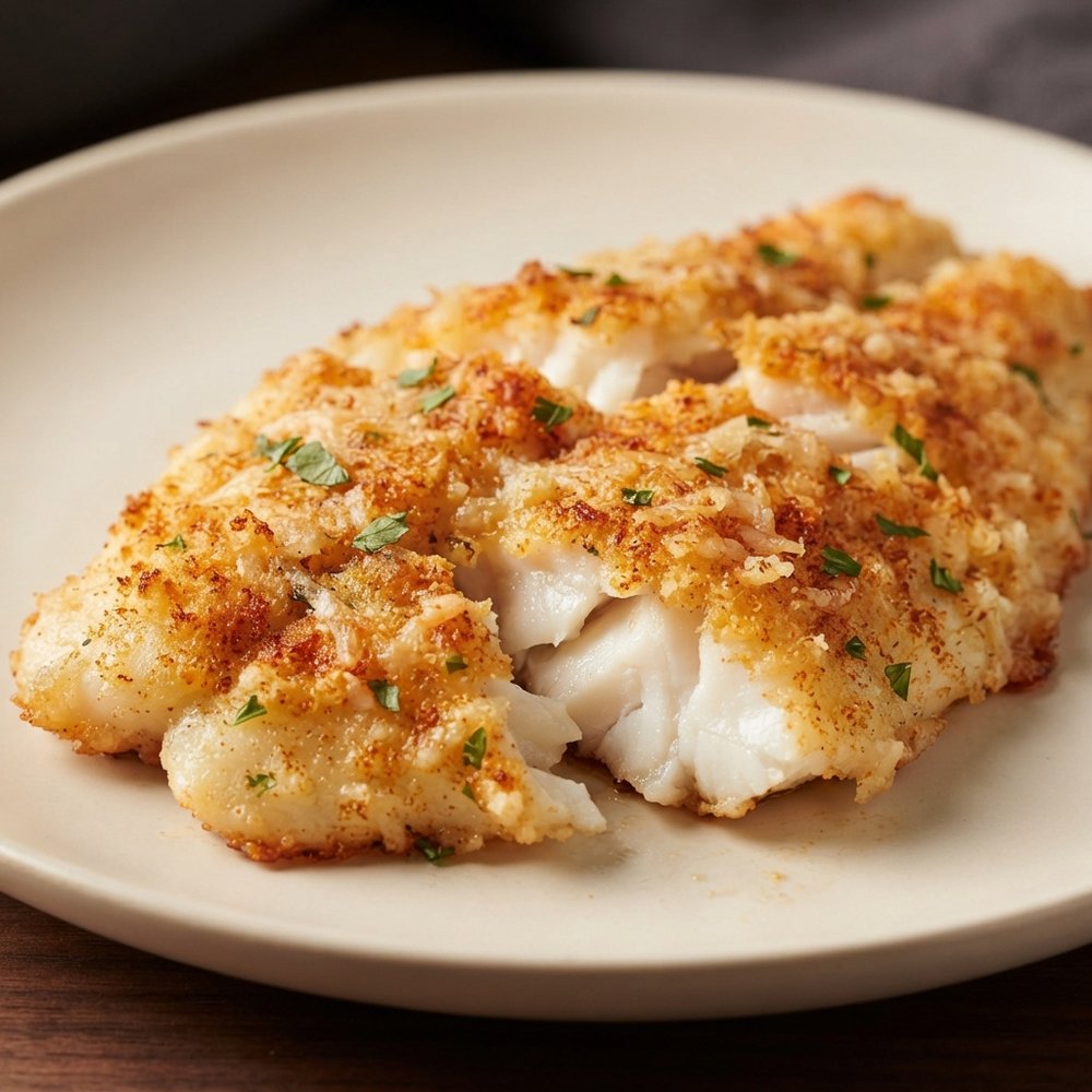 Parmesan Crusted Tilapia Fillets