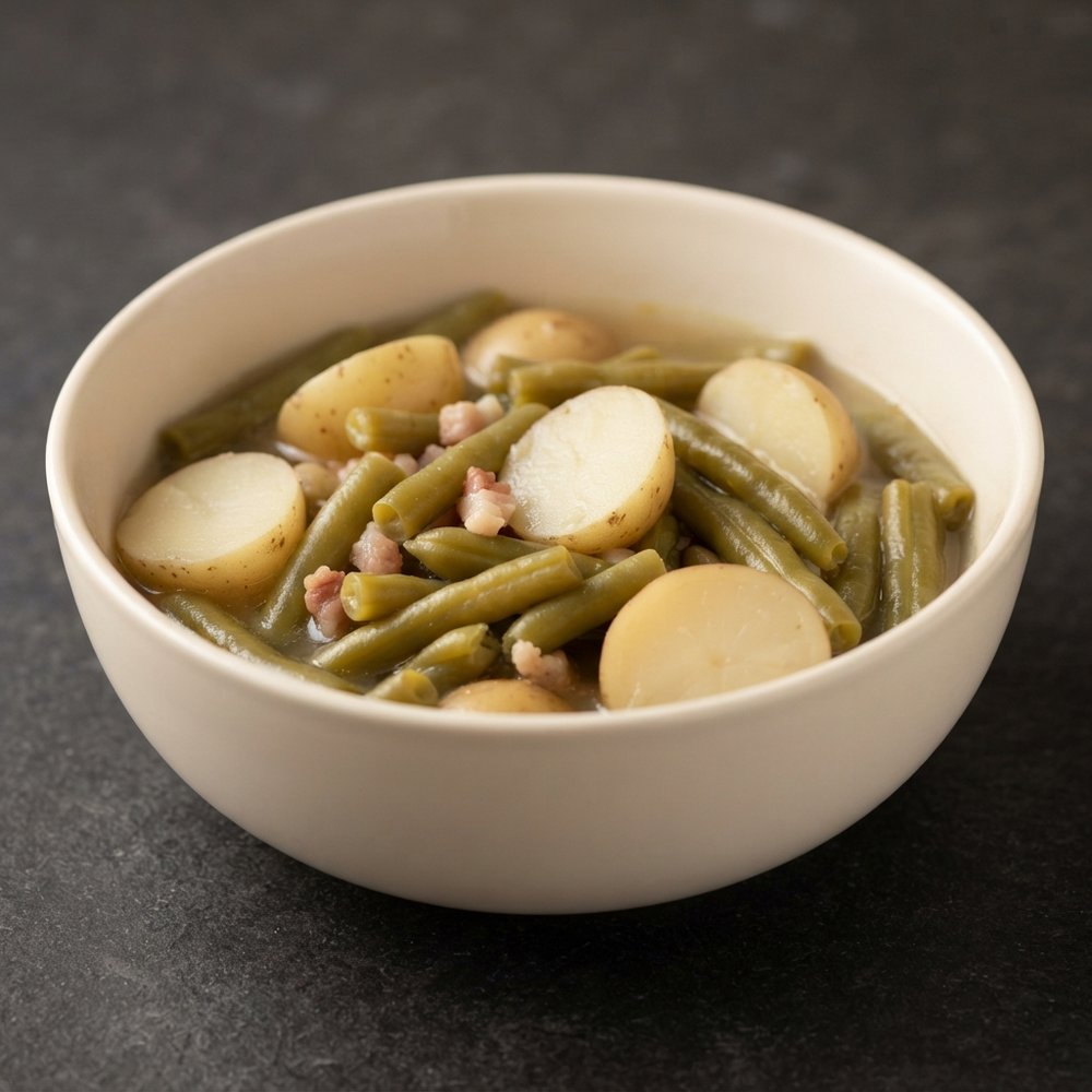 Slow Cooker Green Beans and Potatoes